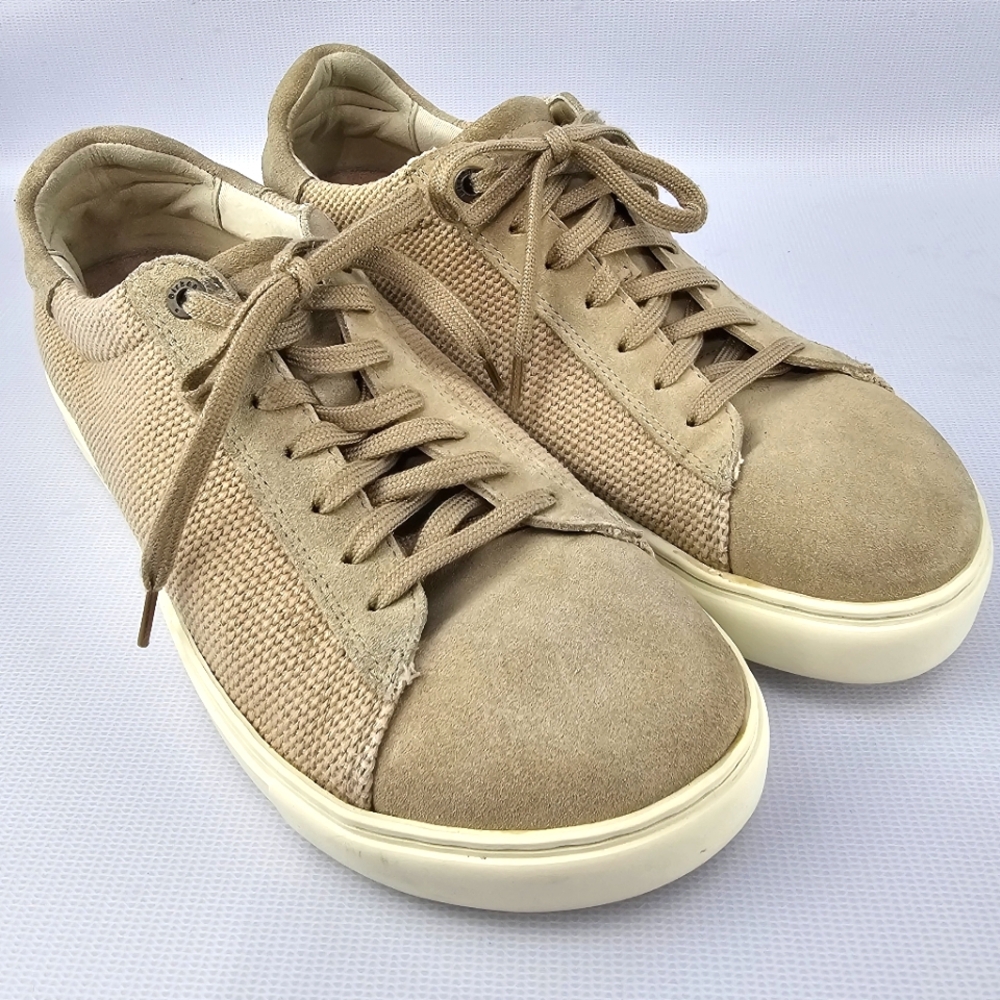 Birkenstock Bend Low Sneakers Sandcastle Canvas Suede 40 - Picture 3 of 8